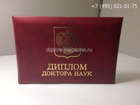 Диплом доктора наук 2006-2012 годов